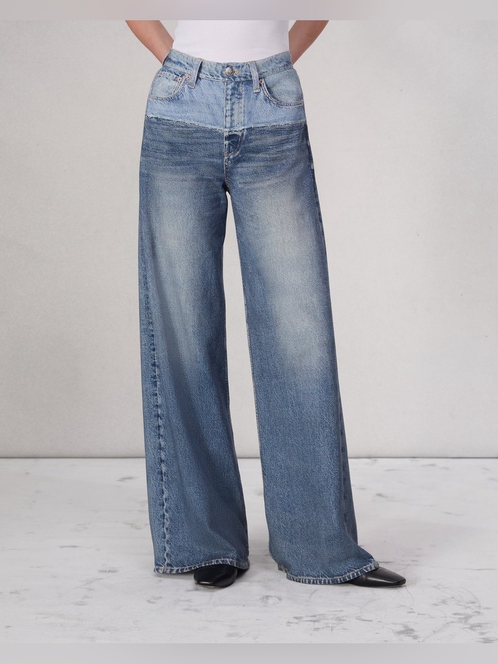 Rag & Bone Miramar Sofie Wide-Leg Pant in Antonia Size 26